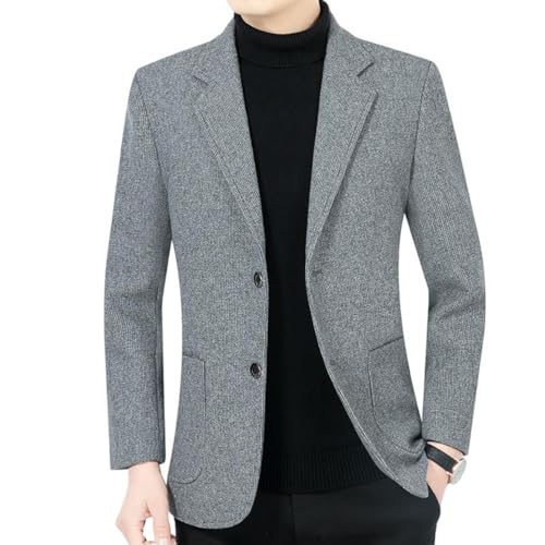 Blazer décontracté homme veste mi-saison coupe ajustée vêtement printemps automne