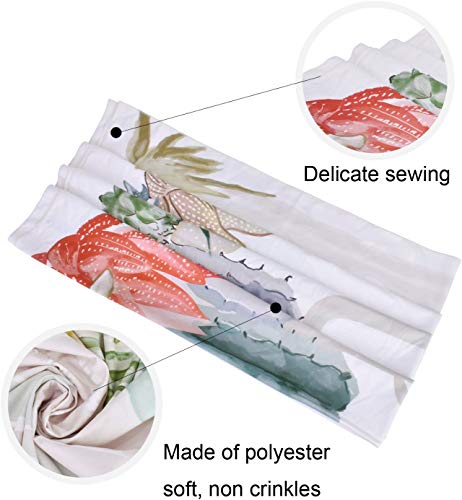 Cactus Tapestry, Wall Hangings Yellow And Green Watercolor Printed Nature Small Tablecloths Wall Tapestry 51X59.1Inches #TOP2