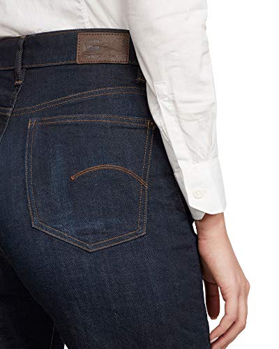 Miniatura 3 de G-Star Para Mujer Jeans Tedie Ultra High Straight Ripped Edge Ankle C, Azul Worn In Atlas D16797-B767-B136 , 26w 30l
