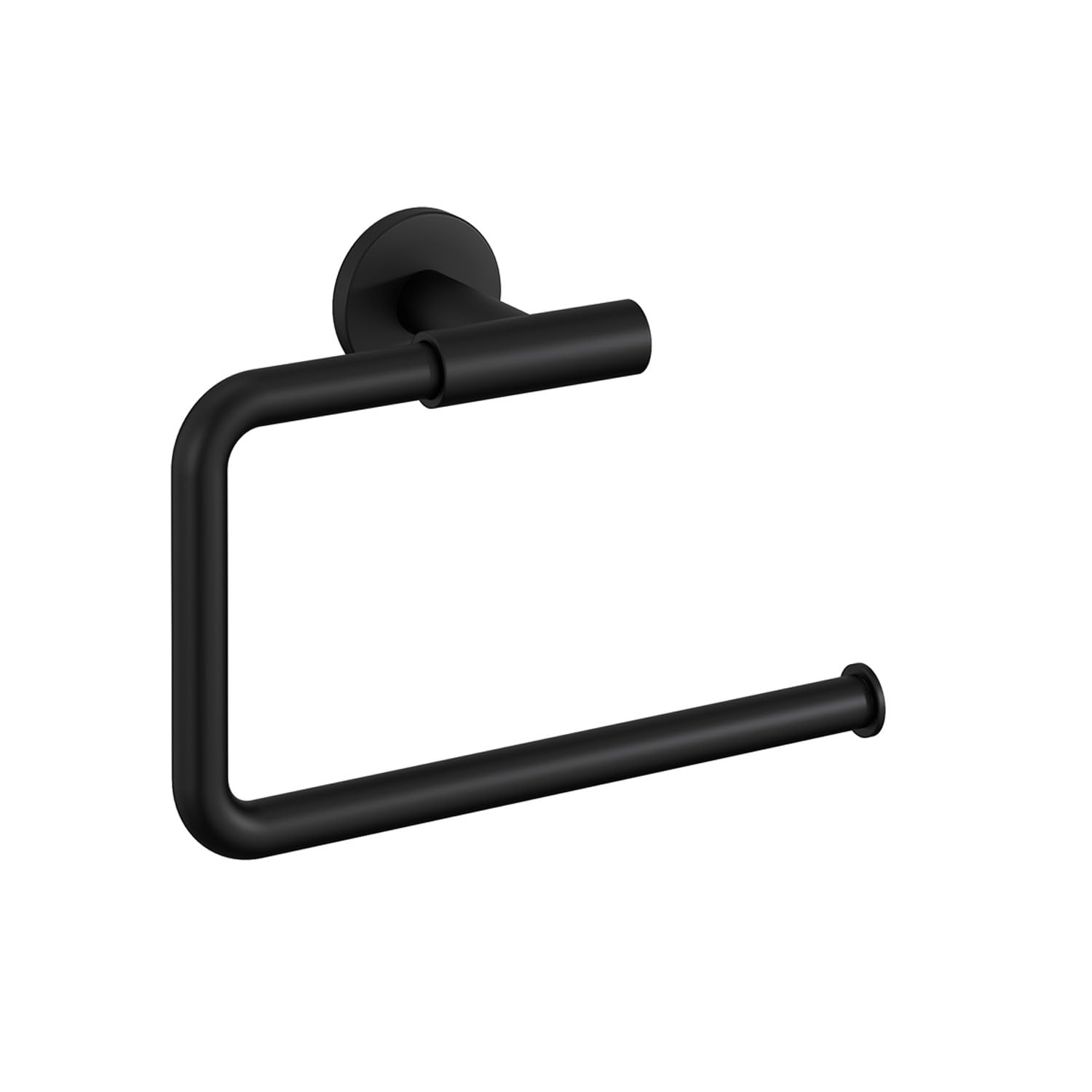 Cosmic Architect SP Toallero de Aro para Baño Fabricado en Metal de Estilo Minimalista. Colgador de Toallas con Montaje en Pared Mediante Tornillería de Color Negro Mate