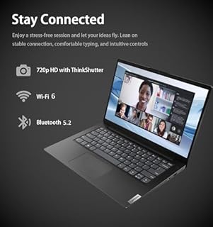 Lenovo V14 Gen 4 Business Laptop (14" FHD Anti-Glare, Intel 10-Core i7-13620H, 40GB RAM, 1TB SSD), Webcam with Privacy Shutter, Ethernet, Wi-Fi 6, HDMI, Bluetooth, Win 11 Home w/ Copilot, Black