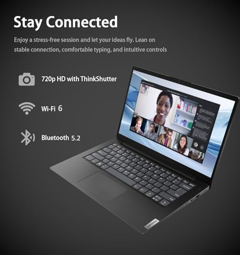 Lenovo V14 Gen 4 Business Laptop (14" FHD Anti-Glare, Intel 10-Core i7-13620H, 16GB RAM, 512GB SSD), Webcam with Privacy Shutter, Ethernet, Wi-Fi 6, HDMI, Bluetooth, Win 11 Home w/ Copilot, Black by ist computers - Image 3