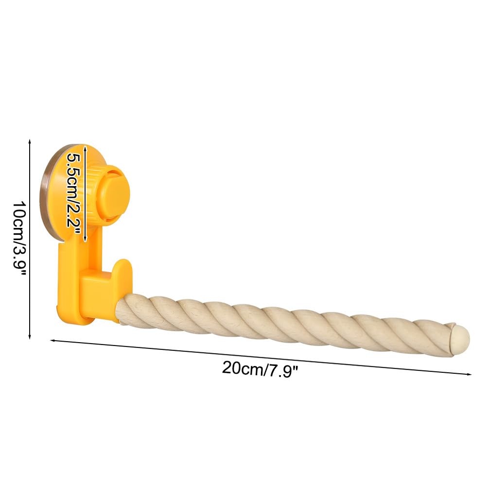 Suction Cup Bird Perch,Birds Window/Bath/Car/Travel Perch Stand for Parrot Parakeet Cockatiel Conure Budgie Lovebirds - Image 4