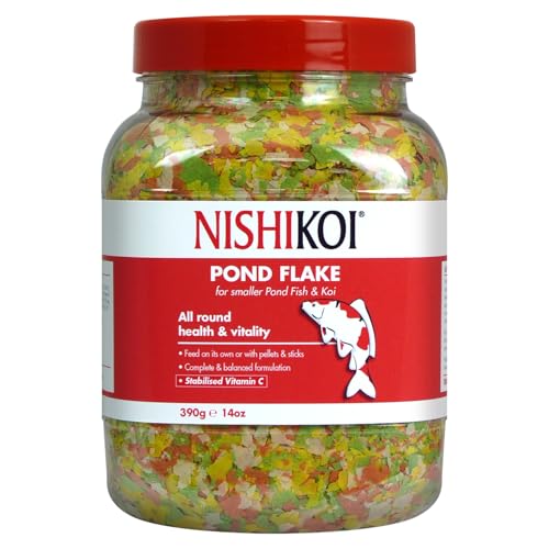 Nishikoi 390g Flake Fish Food