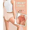 UNDER THE SEA Seamless Underwear for Women Mid Rise Brief Sexy No Show Bikini Panties Womens Cheeky 5 Pack XS-XL…