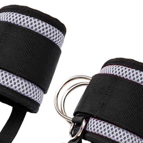 Correas de tobillo para gimnasio con 2 piezas de nylon ajustable 2