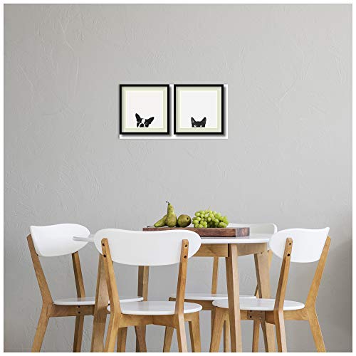 Amanti Art Loyalty And Curiosity - Set Of 2 By Jon Bertelli Framed Wall Art Prints #TOP6