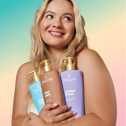 Image of Jergens Shea Fusion Lavender Dreams Body Lotion, Shea Butter, 14 Fl Oz (Pack of 5)