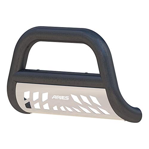 Aries Al45-2004 Big Horn 4-Inch Black Aluminum Bull Bar, Select Toyota Sequoia, Tundra #TOP1