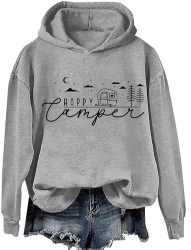 Happy Camper Hoodie,Happy Camper Sweatshirt,Camper Hoodie,Camper Sweatshirt,Women's Men's Same Style3