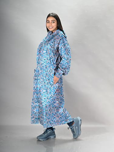 Image of LUX VENUS Printed Over coat Rainwear for Women