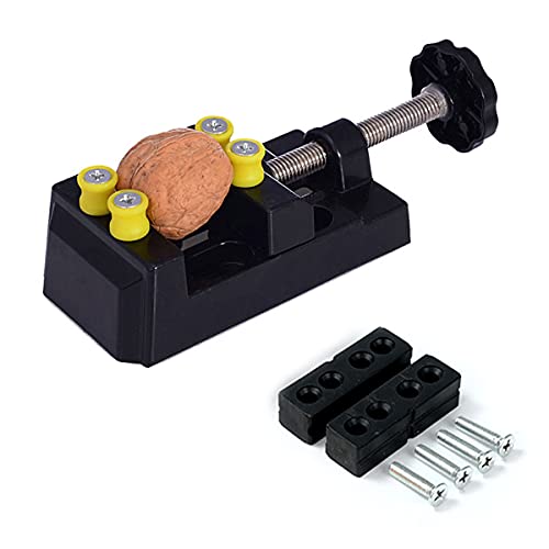 Klemmen für Handwerk, Universal-Bohrmaschinen-Schraubstock für Schmuck, Walnuss, Uhren-Reparatur-Clip für Heimwerker, Skulptur, Handwerk, Schnitzerei, Bett-Werkzeug, 1 Stück Cover