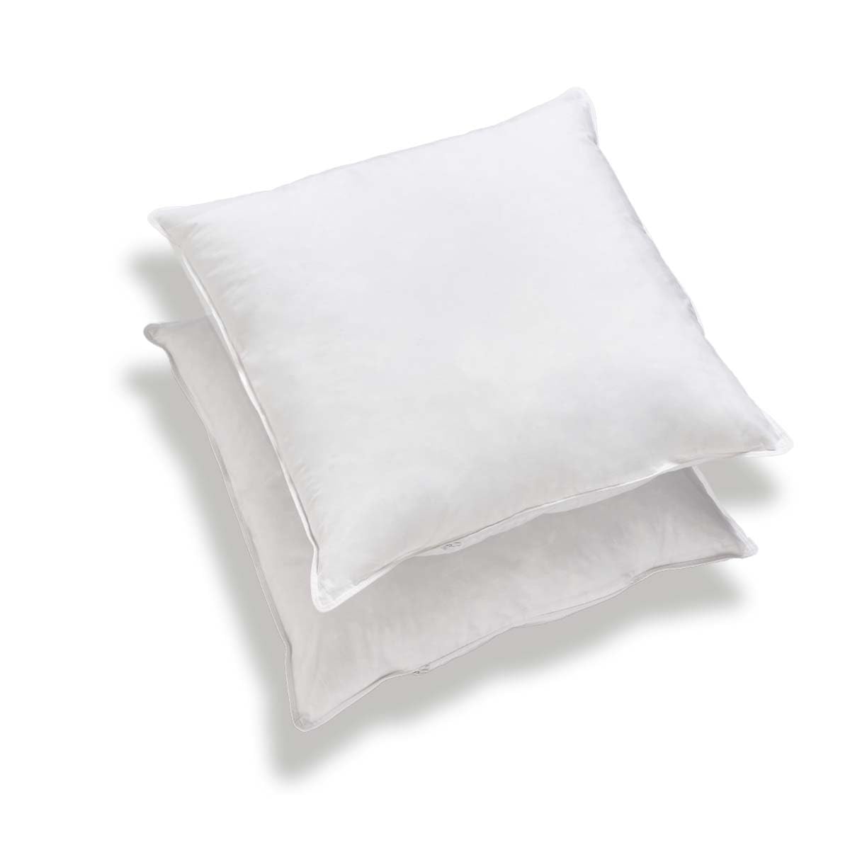 Bleu Câlin 2er-Set Rechteckige Kissen Anti-Milben, Anti-Bakterien, Flauschiger Komfor,t 60x60 cm, Hülle 100% Baumwolle, Sortiment Perfekte Hygiene