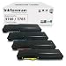 4 Inktoneram® Replacement toner cartridges for Dell C3760n C3760dn C3765dnf Toner Cartridges BK/C/M/Y replacement for Dell W8D60 1M4KP XKGFP MD8G4 Extra High Yield Combo Pack C3760n C3760dn C3765dnf