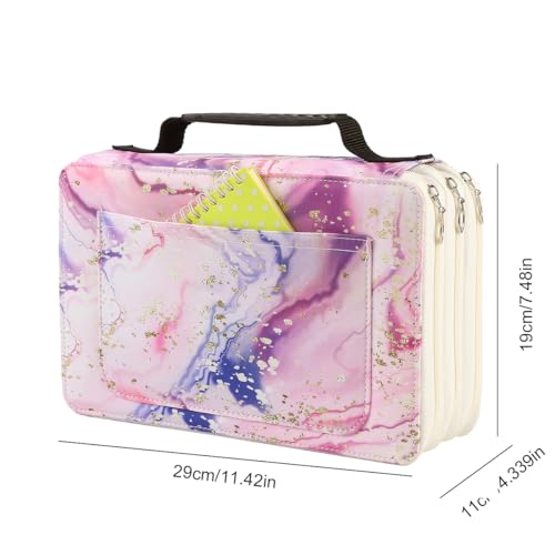 Image of 102 Slots Marker Pen Organizer Case w /Handle