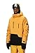 686 Men's Geo Insulated Jacket - Breathable Thermal Clothing with Asymmetrical Look - Water & Weather Resistant - Yellow Gold Colorblock, Small