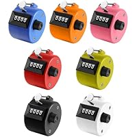 flintronic 7PCS Contador Manual de 4 Dígitos, Contador Mecánico