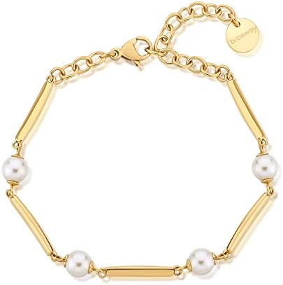 Brosway AFFINITY BFF165 Women's Stainless Steel Bracelet with 14K Gold Plated PVD Coating Length 18cm image 4