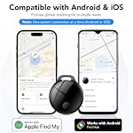Air Tracker Tags Bluetooth Item Finder-4 Pack，Compatible with Android(Find Hub) & iOS(Find My), Replaceable Battery, IP67 Waterproof, Suitable for Luggage, Bags, Wallets, Backpacks, Keys Tracking Tag - Image 2