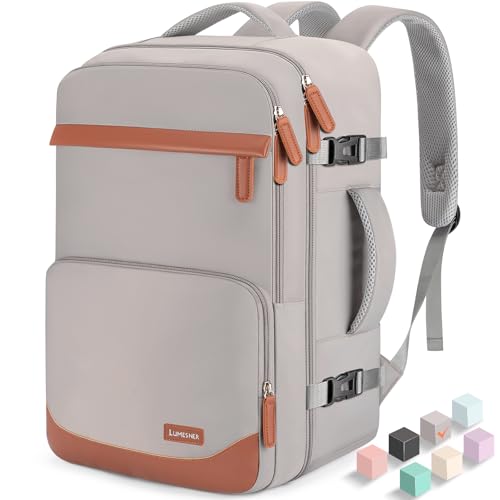 Image of 40L Travel Backpack, Flight Approved Carry On Laptop Backpack | Water-resistant, Personal Item Travel Bag, Fits 15.6 /17.3 inch Laptop, Hiking, Camping, Business, Commute, Men & Women