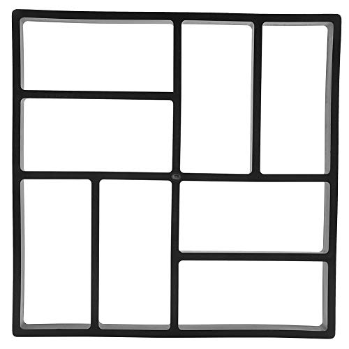 Molde de Piedra de Paso de Concreto, Molde de Fabricante de Rutas de Bricolaje Reutilizable, Molde de Jardín de Arte Geométrico para Pasillos de Adoquines, 40 X 40 X 4 Cm