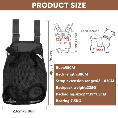 Katzentasche, Tragerucksack Katze, Faltbare Katzenrucksack, Katzentragerucksack, Hunderucksack, Haustier Rucksack bis 6kg für Klein Hunde Katzen Welpen