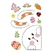 Zldhxyf Fensterbilder Ostern Fenstersticker Ostern Fensteraufkleber Osterfenster Fensterdekoration Ostern Sticker Frühling Osterhase Ostereier Osteraufkleber Dekorationen für Ostern