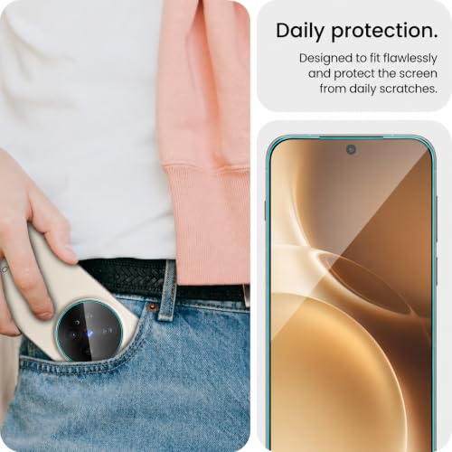 Image of ArmourPro Tempered Glass and Clear Camera Lens Protector for Vivo X300 Pro, Edge to Edge Screen Guard, Anti-Bubble, Scratch Resistant, Anti-Fingerprint, Installation Kit | Clear