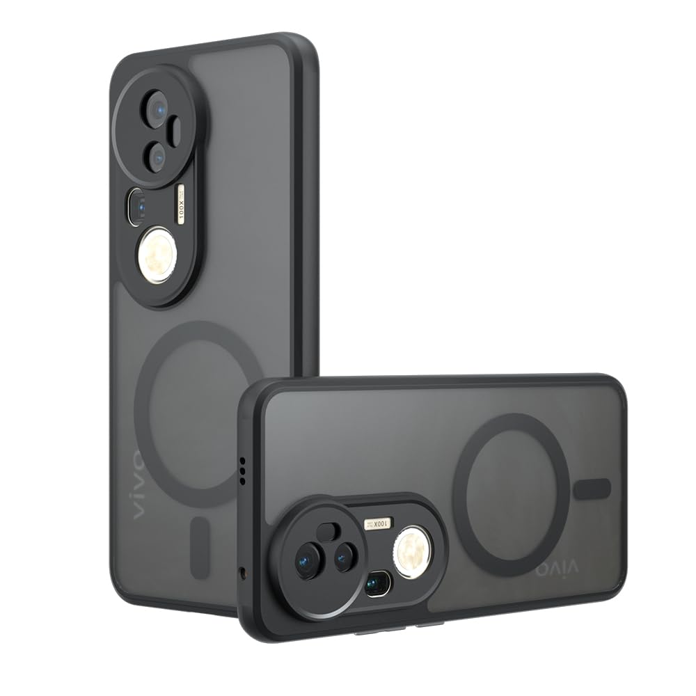 Case Compatible with Vivo S20 Pro 5G V2430A,Compatible with MagSafe,Magnetic Anti-Drop Shock [TPU+PC Backplane] 2 in 1 Cover Black