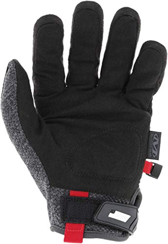 Mechanix Wear Coldwork Original - Insulated Winter Work Gloves for Safe Hands - Machine-Washable - Secure-Fit - Touchscreen Capable - Wind & Water-Resistance - Large - Black/Grey