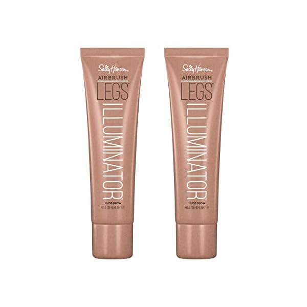 Sally Hansen Airbrush Legs, Illuminator Nude Glow 3.3 Oz, Pack of 2