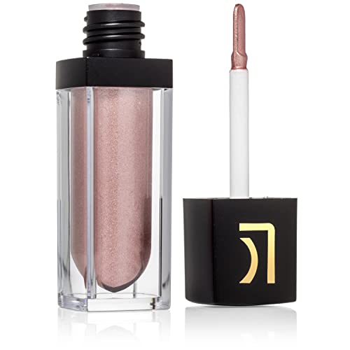 Lucky Chick Liquid Shimmer Eyeshadow - Glittering Pink Rose Quartz - Natural Blendable Gel For All Day Wear - Paraben & Cruelty Free Formula #TOP10