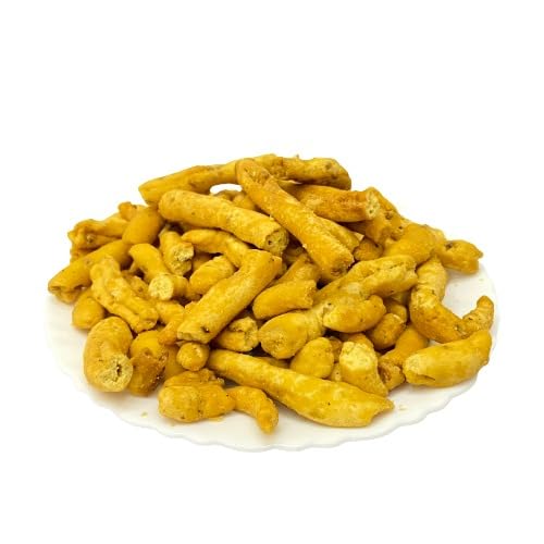 ManbhawanLehsun Gathiya (200gm) | Flavorful Rajasthani Garlic Gathiya - Spice Up Your Snack Time with Tikka Lasaniya Goodness |