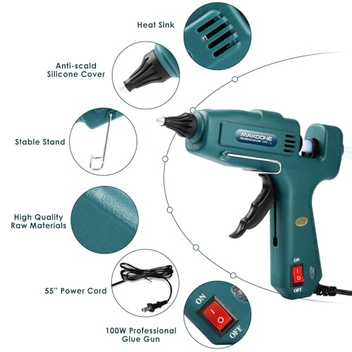 MAXDONE 100W Full Size Hot Glue Gun