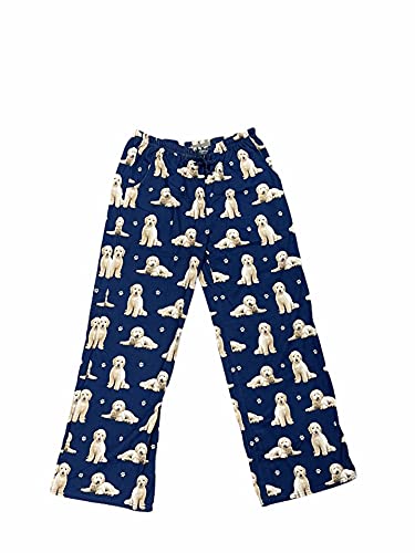 Comfies Goldendoodle Unisex Lightweight Cotton Blend Pajama Bottoms – Super Soft and Comfortable – Perfect for Goldendoodle Gifts (X-Large)