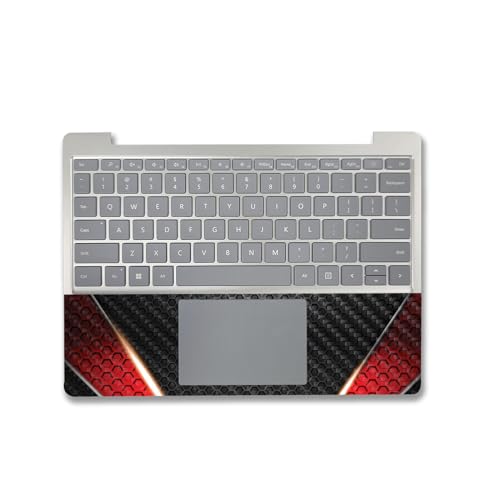 Image of MightySkins Carbon Fiber Skin Compatible with Microsoft Surface Laptop Go 3 (2023) Full Wrap Kit - Hex Rays | Protective, Durable Textured Carbon Fiber Finish | Made in The USA