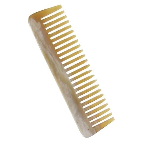 Peigne en Corne Naturelle – Spécial Barbe et Cheveux 9 cm