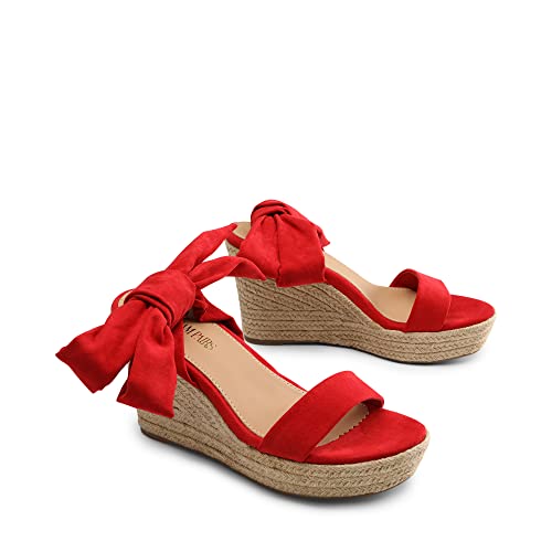 Image of DREAM PAIRS Women's Espadrille Wedge Sandals