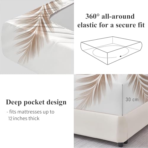 Drap housse antidérapant 160x200 infroissable pour grand matelas - 5