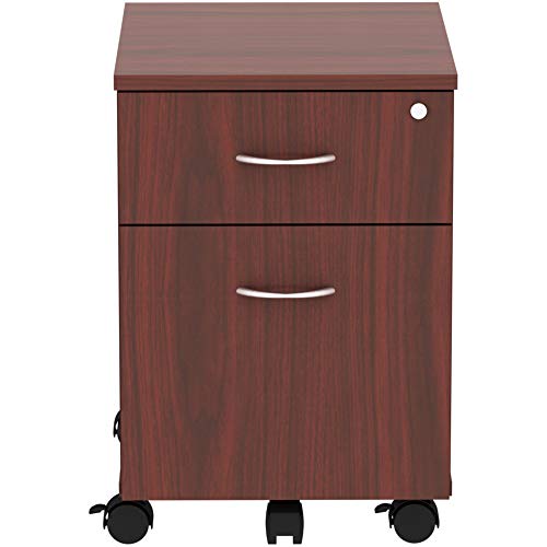Lorell Relevance Pedestal, Mahogany Laminate #TOP1