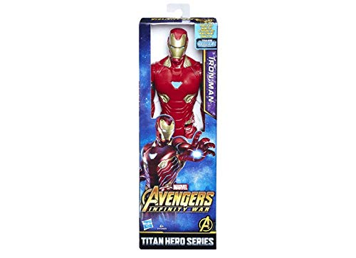 Marvel- Figura Titan Hero Series Infinity War, Iron Man (Hasbro E1410EU4)