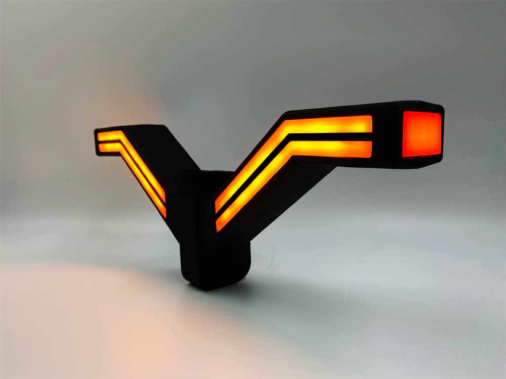 GALIBOS LED NEON CUERNOS TRASEROS CUATRO COLORES CON INTERMITENTES DINAMICOS 12V 24V HOMOLOGADOS (Lado Derecho y Izquierdo)