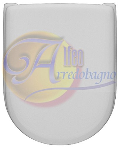 Copriwater KERASAN RITMO bianco coprivaso POLIESTERE ALTA QUALITA'