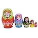 Produktbild Healifty 5pcs Babuschka Matroschka Holz Russian Nesting Dolls