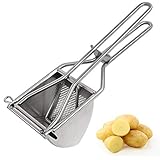 TOPHOME Acero Inoxidable Machacador trituradora de patatas,Fruta Prensa/Alimentación Infantil colador,Patatas Prensa Para Cremiges Puré de Patatas,Brei Patatas, Verduras y Frutas