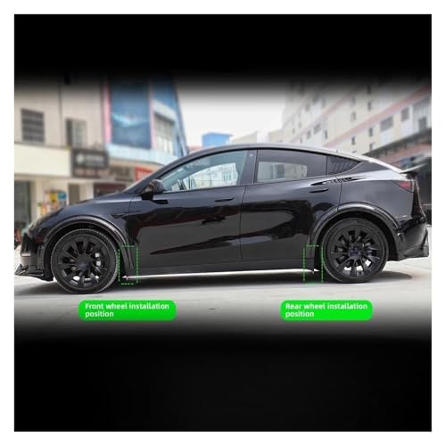 Guardabarros invisibles para coche Tesla Model Y: viaje sin salpicaduras con estas 4 uds 7