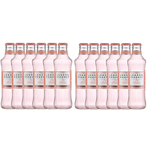 London Essence Pêche Blanche & Jasmin Tonic en pack de 12 bouteilles de 20cl