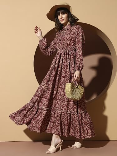 OTABU maroon dress – image 7