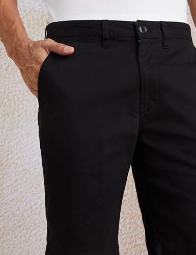 Image of Amazon Brand - Symbol Men's Cotton Rich Stretchable Regular Fit Chino Shorts |Slant Pockets