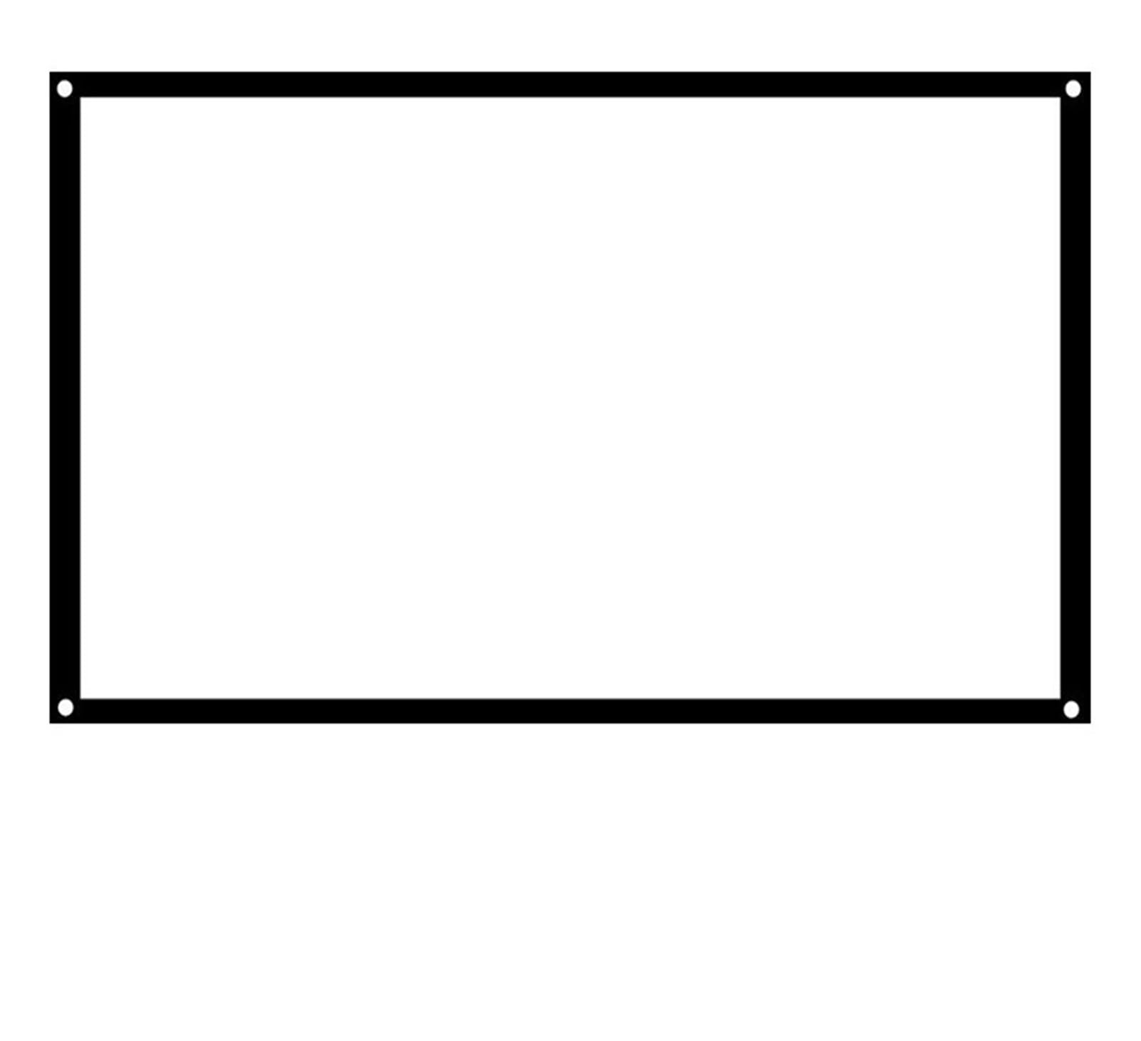 Telo Proiettore, Semplice for proiettore domestico for schermo di proiezione pieghevole 100 pollici 16:9 (larghezza 2,2 * altezza 1,23) Metri